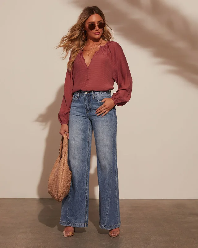 Jayde High Rise Wide Leg Jeans