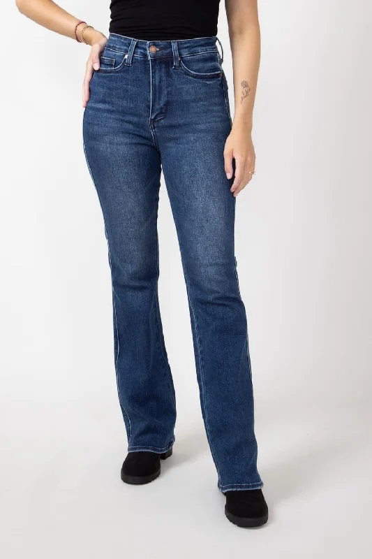 Judy Blue Embroidered Back Pocket 31" Bootcut Jeans for Women | 88786-REG