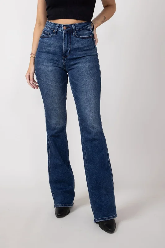 Judy Blue Embroidered Back Pocket 33" Bootcut Jeans for Women | 88786-LONG