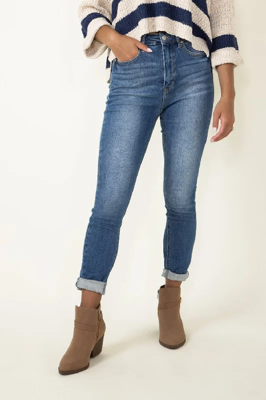 Judy Blue High Rise Clean Skinny Jeans for Women | 88799-MD