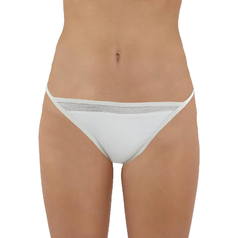 Kendall + Kylie Womens Mesh Inset  Swim Bottom Separates