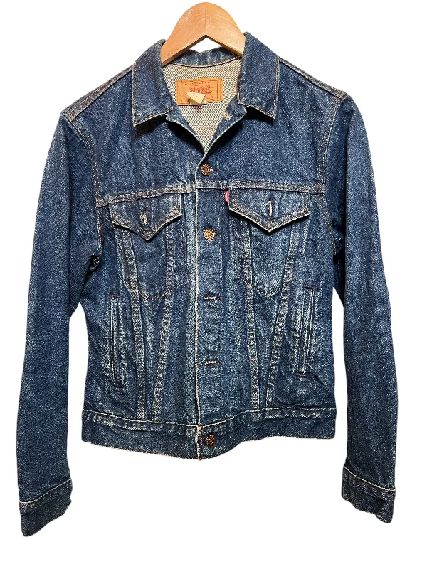 Levi Dark Blue Denim Mens Jacket (Size L)