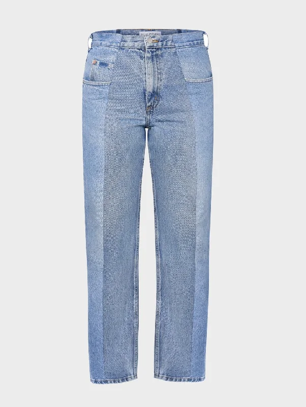 Men's Stovepipe Jean Light Blue