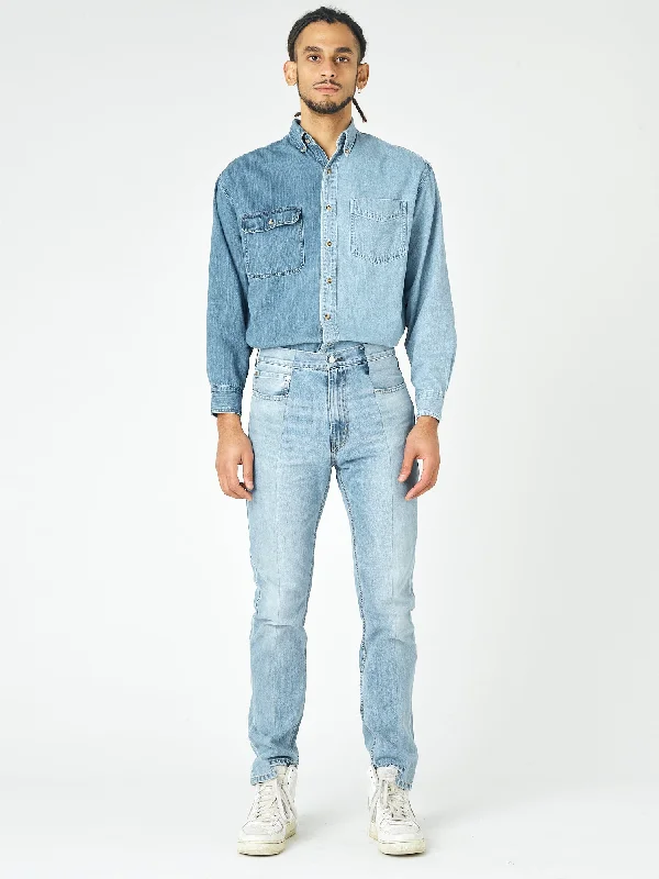 Men's Straight Leg Jean Light Blue