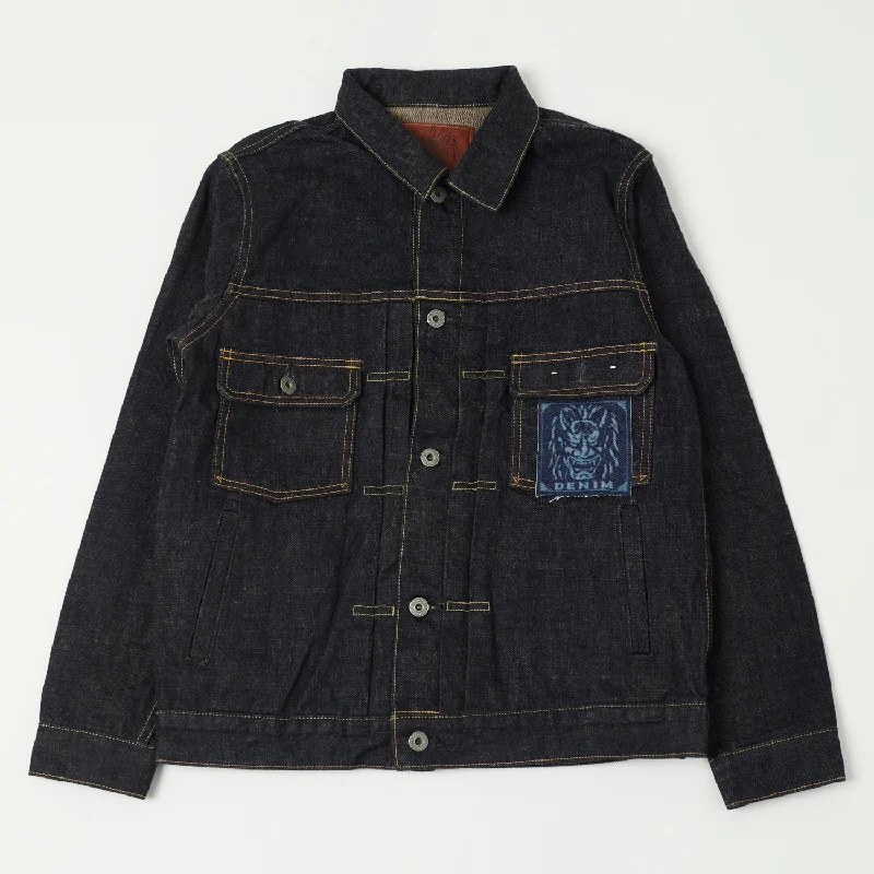 ONI 02516P-14KBE Type II Denim Jacket - Rinsed