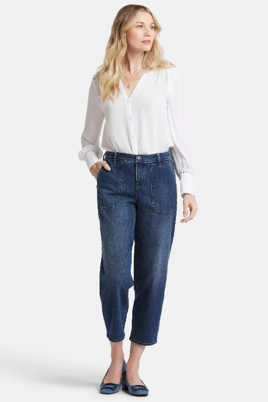 Relaxed Utility Ankle Jeans - Wellspring