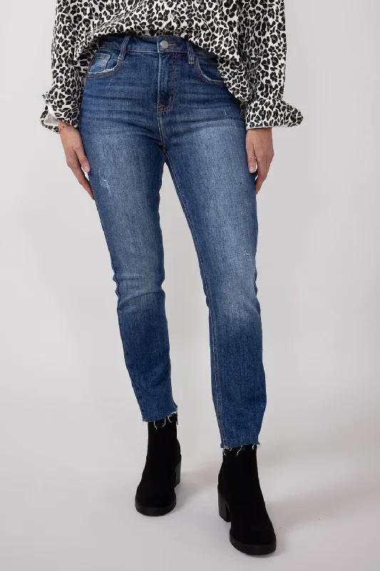 Risen High-Rise Skinny Jeans for Women | RDP5569-MD