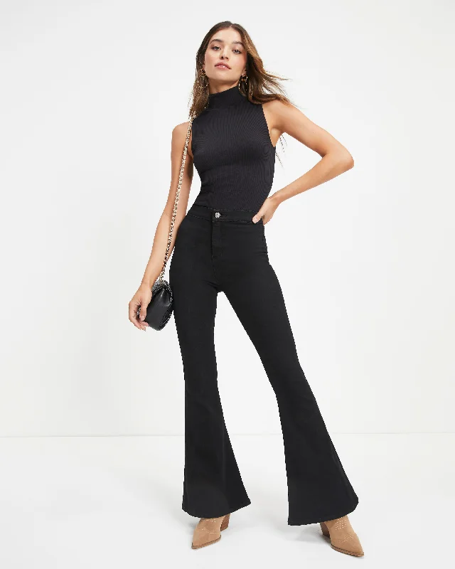 Sanderson High Rise Stretch Flare Jeans