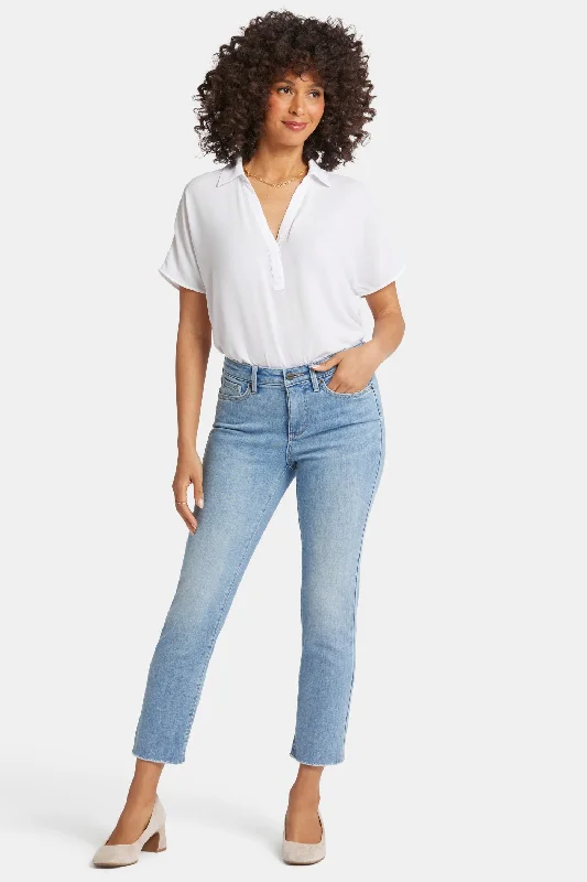 Sheri Slim Ankle Jeans - Blue Valley