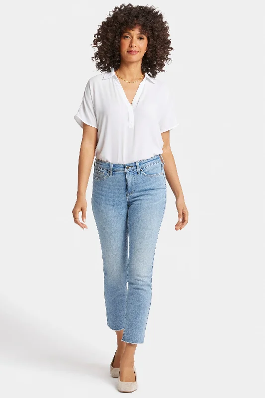 Sheri Slim Ankle Jeans In Petite - Blue Valley