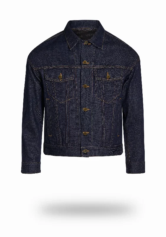 Shorter Indigo Denim Jacket