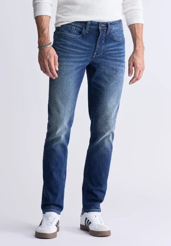 Slim Straight Evan-X Men's Jeans in Classic Blue BPMD12633EW