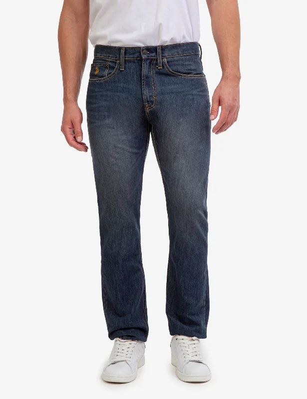 SLIM STRAIGHT FIT JEANS