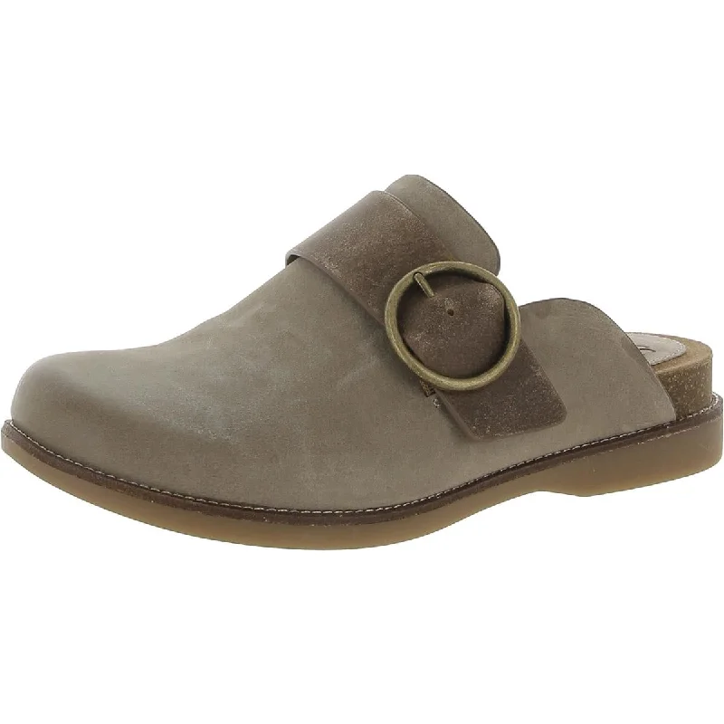 Sofft Womens Billie Leather Slip-On Clogs