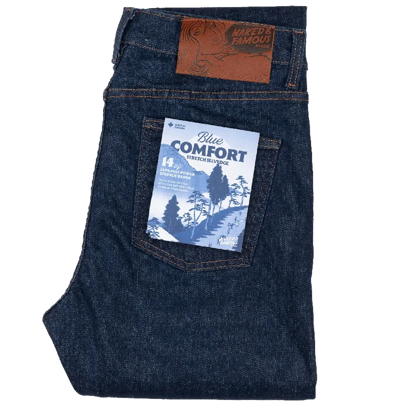 Stacked Guy - Blue Comfort Stretch Selvedge