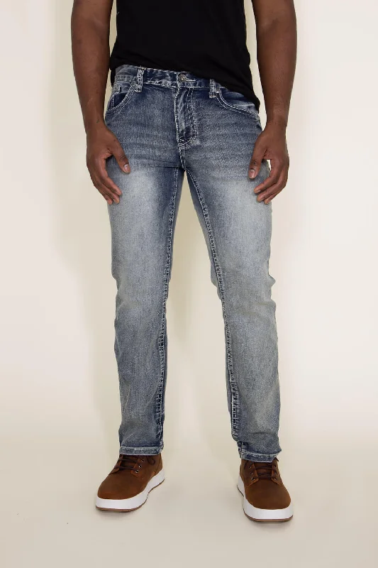 True Luck Kirk Bootcut Stretch Jeans for Men | TL19150019