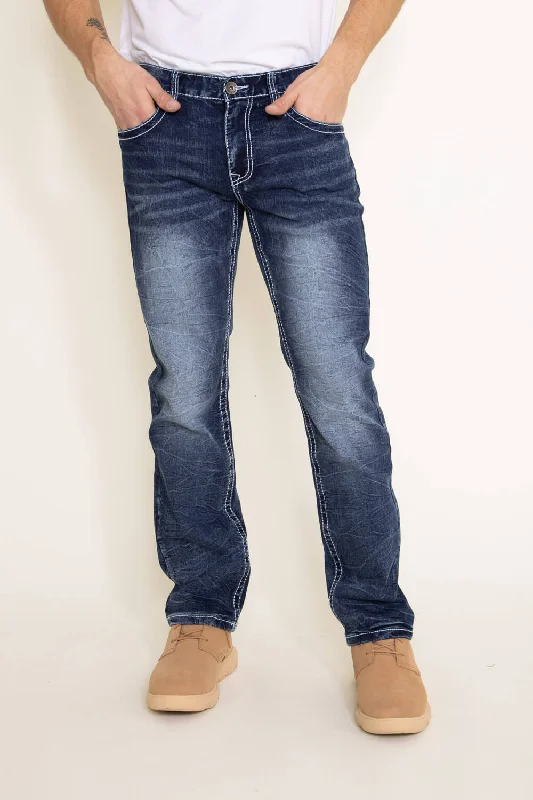 True Luck Zachary Bootcut Stretch Jeans for Men | TL20356609