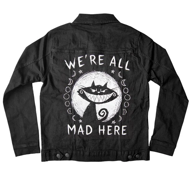 We're All Mad Here Denim Jacket