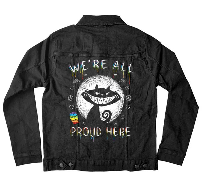 We're All Proud Here Denim Jacket