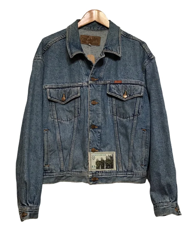 Wrangler ‘Bad Boy Flying Club’ Denim Jacket (Size L)