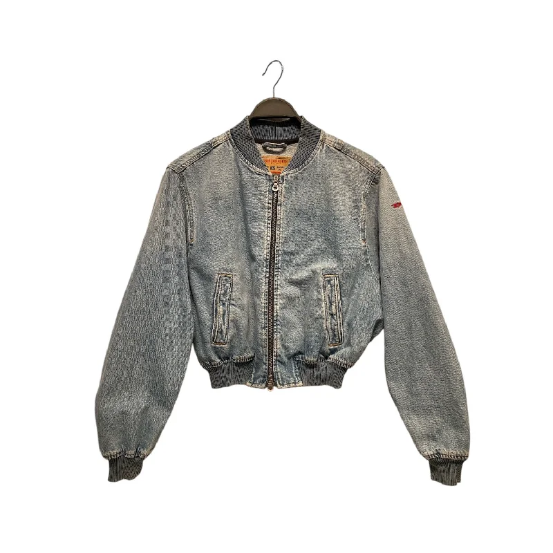 casual-women's-coats-DIESEL/Jacket/S/Denim/BLU/Jean Bomber JKT