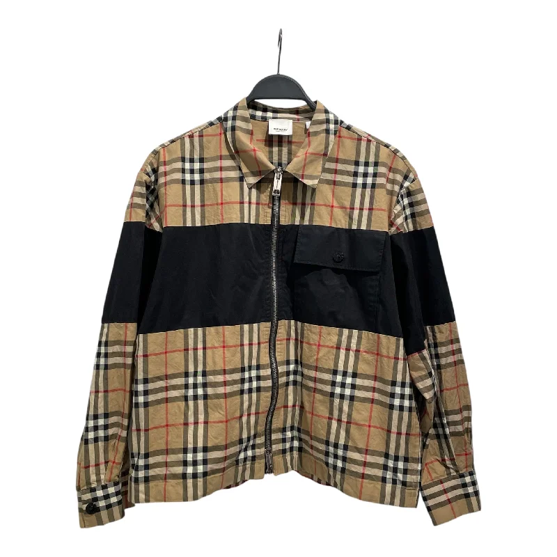 BURBERRY/Jacket/L/Cotton/CML/Plaid/