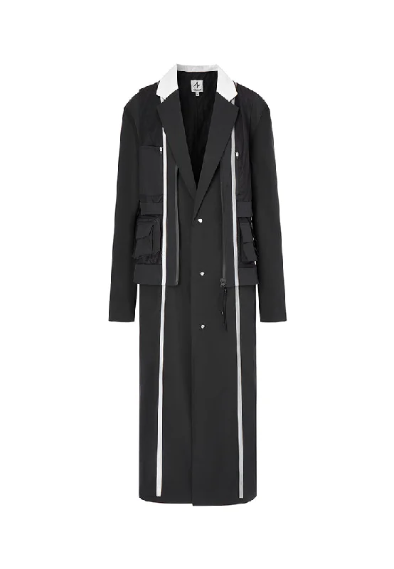 Noah-Carter Vest Relaxed Trench Coat