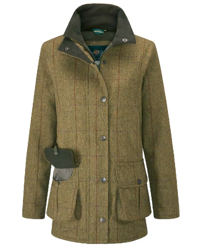 tailored-women's-coats-Alan Paine Rutland Ladies Waterproof Tweed Jacket