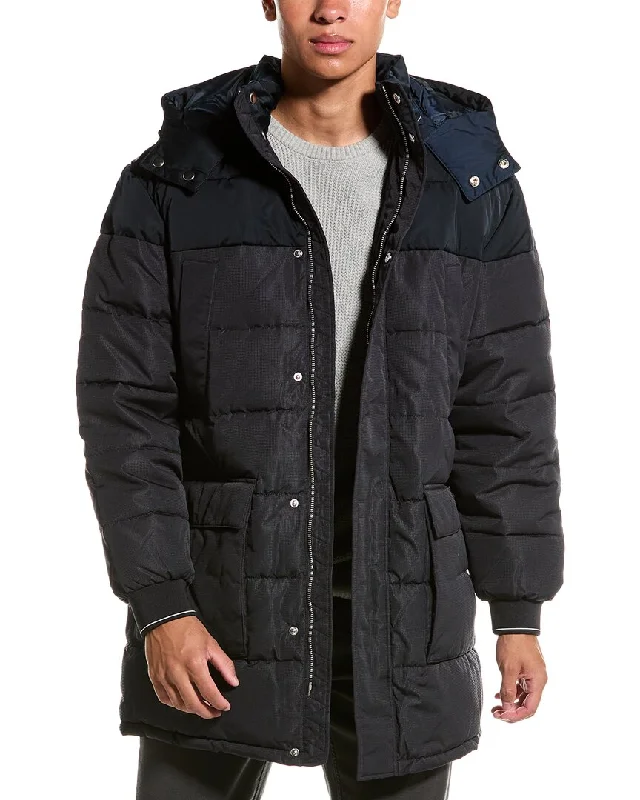 Armani Exchange Quilted Trench Coat