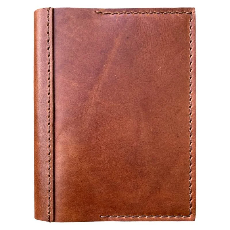 Ashwood Leather Tan Leather Covered A6 Notebook