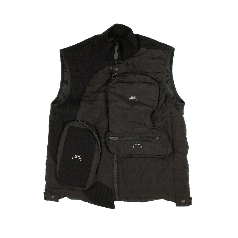 A-COLD-WALL* Black Down Turtleneck Vest