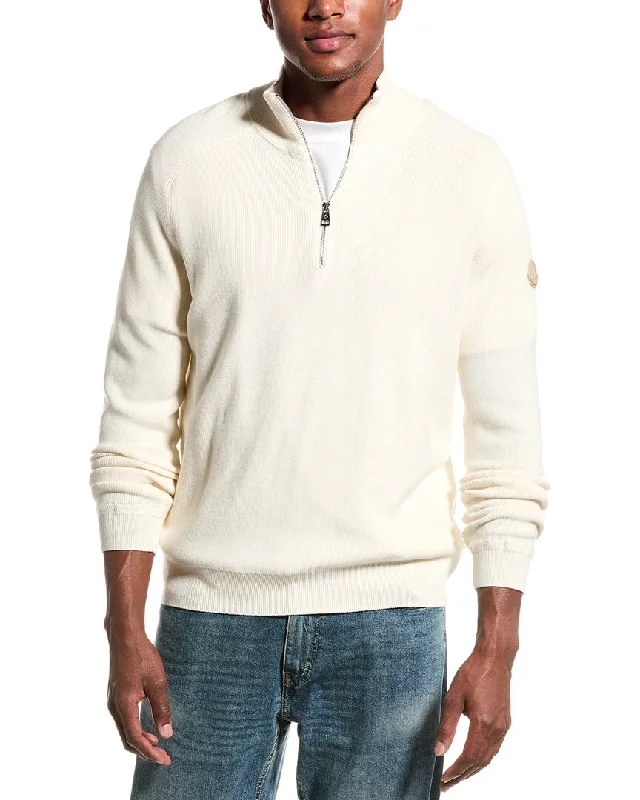 Moncler Cashmere-Blend 1/2-Zip Sweater