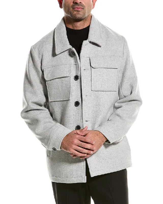 Robert Graham Wool-Blend Shirt Jacket