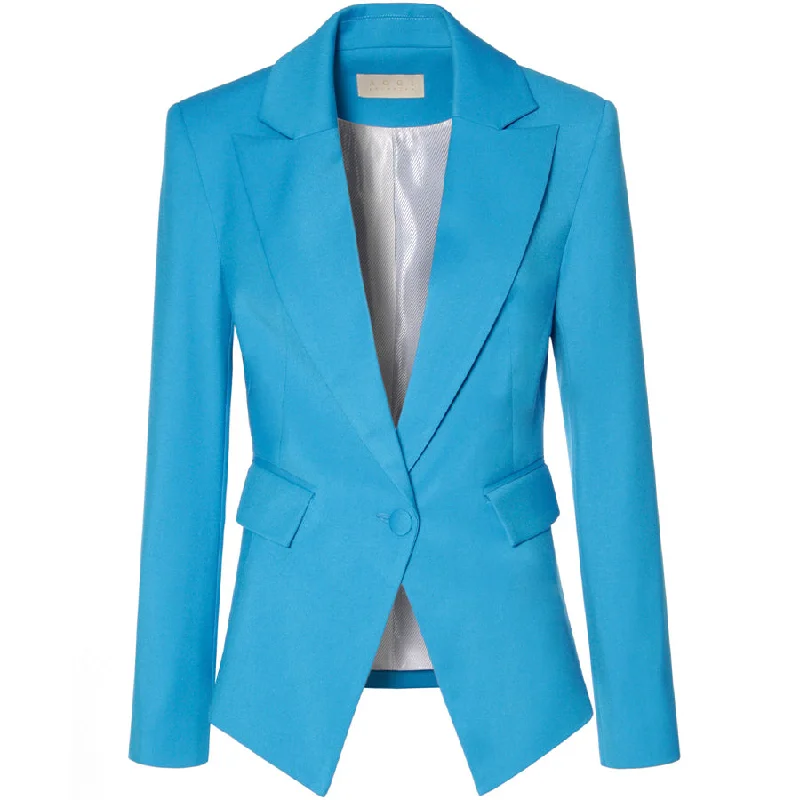 elegant-women's-coats-BLAZER "ANGELA" IN BLUE