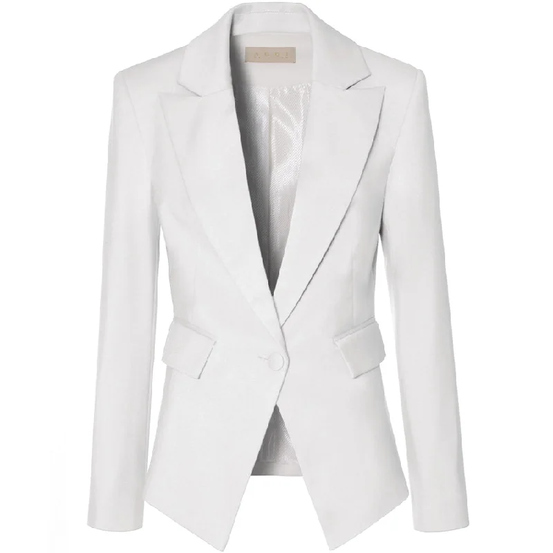 women's-military-style-coats-for-cold-weather-BLAZER "ANGELA" IN WHITE