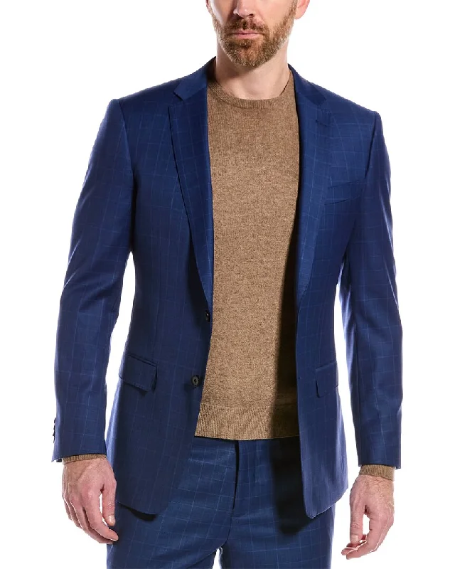 Cavalli Class 2pc Slim Fit Wool-Blend Suit