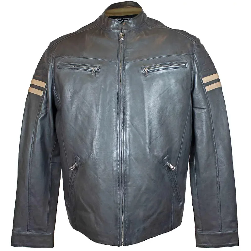 BOL Men's Classic Leather Jacket