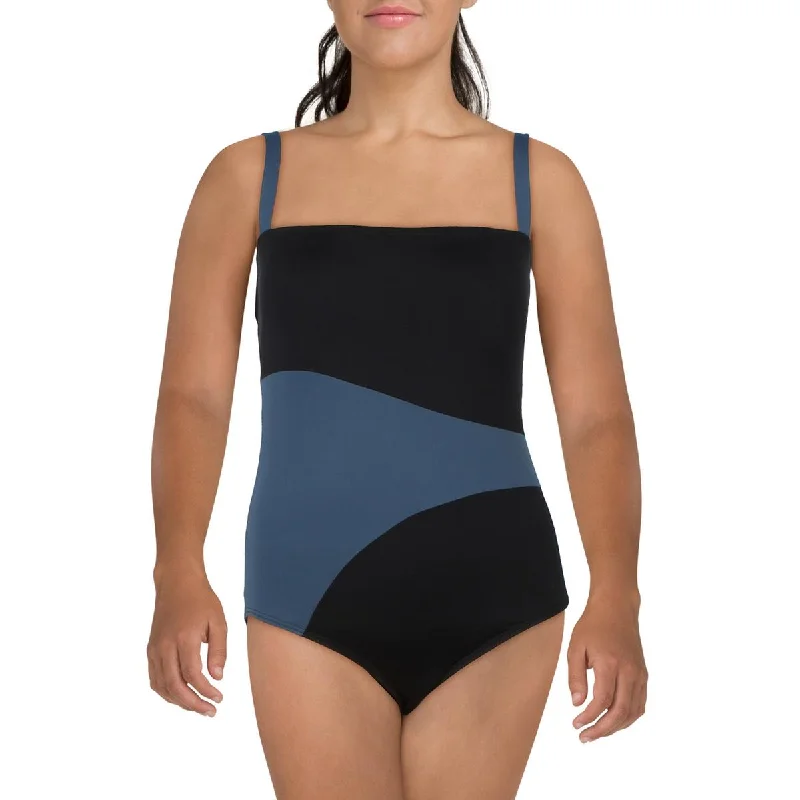 Contours by Coco Reef Womens Solid Nylon One-Piece Swimsuit