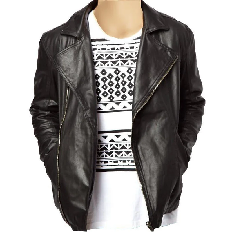 Russo black biker style jacket