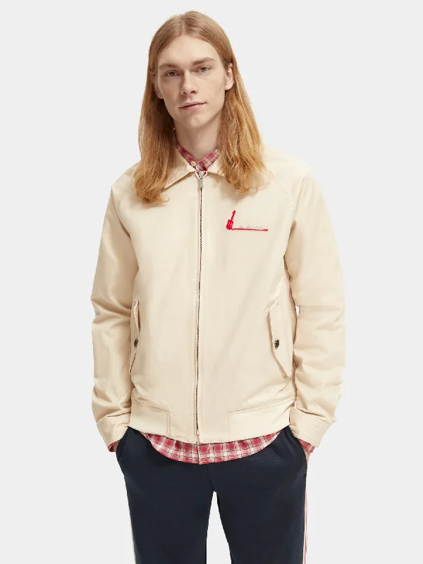 Cotton blouson jacket