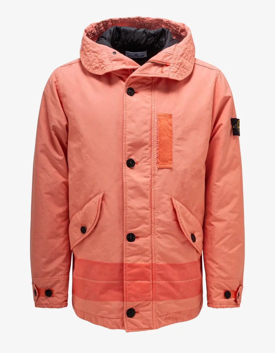 Stone Island David-TC Peach Down Parka Jacket