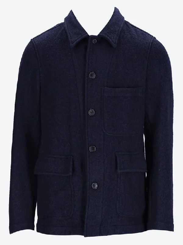 Regular fit unconstructed workwear blazer