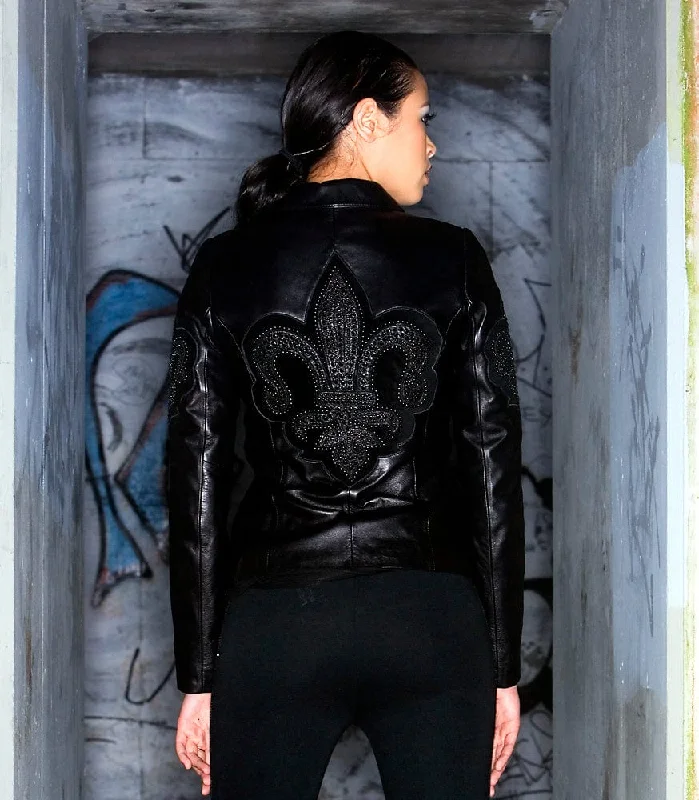 Fleur De Lys Zipper Jacket