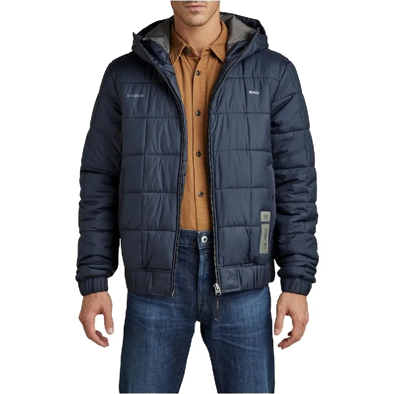 G-Star Raw Mens Hooded Lightweight Puffer Jacket