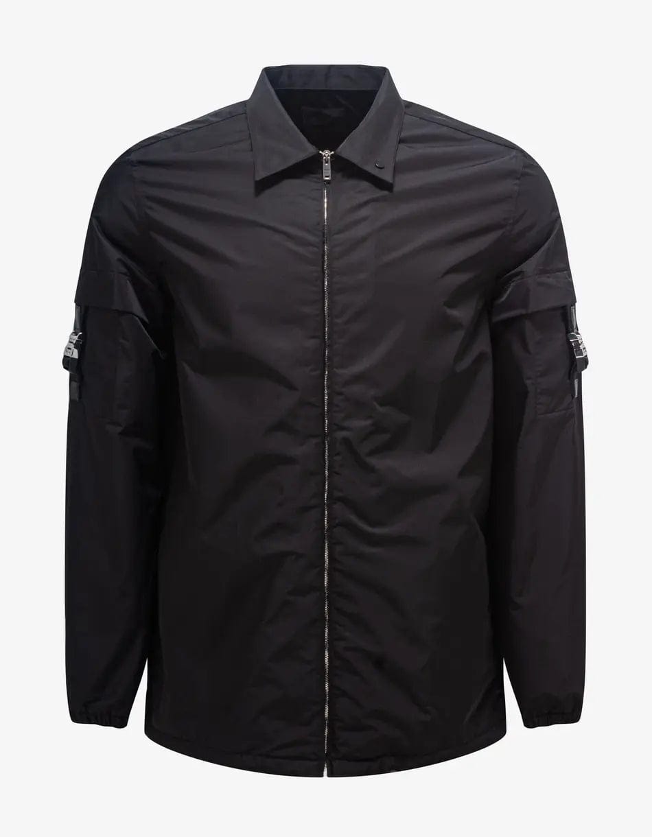 Givenchy Black 4G Buckle Pocket Overshirt