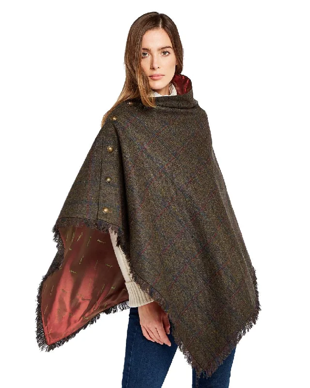 versatile-women's-coats-Dubarry Hazelwood Tweed Poncho