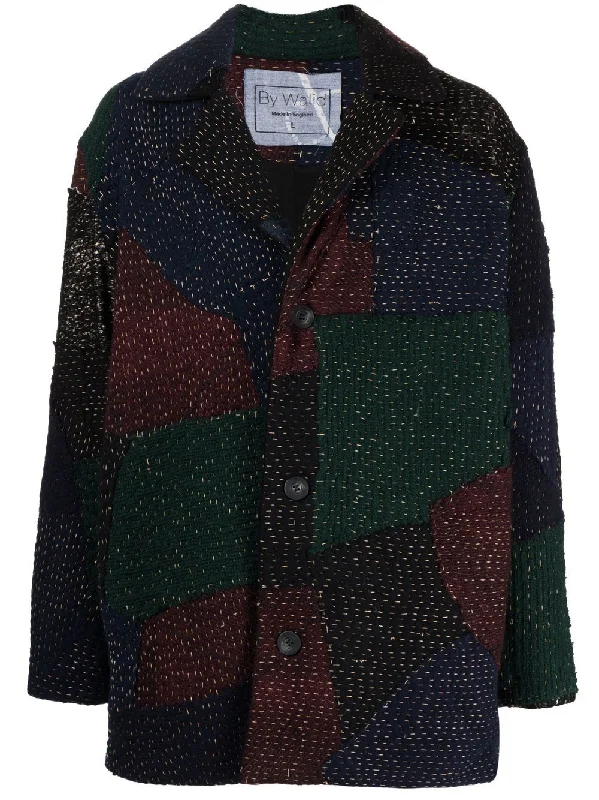 Jacob Patchwork Wool Coat