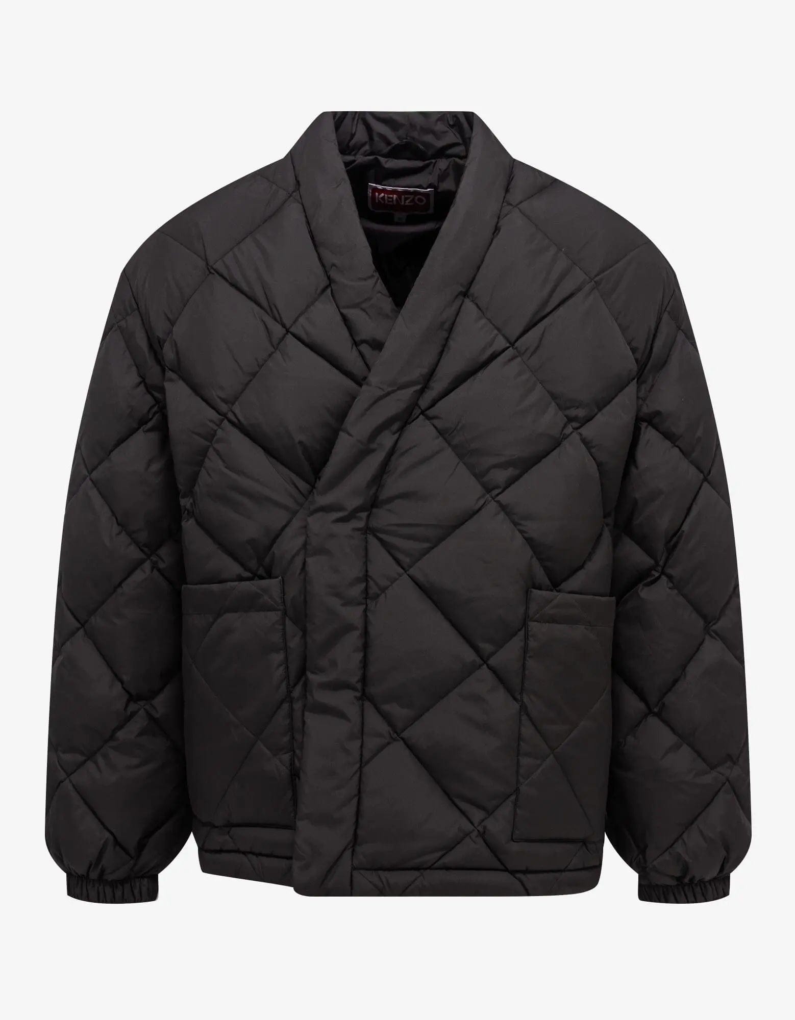 Kenzo Black Kimono Light Down Jacket