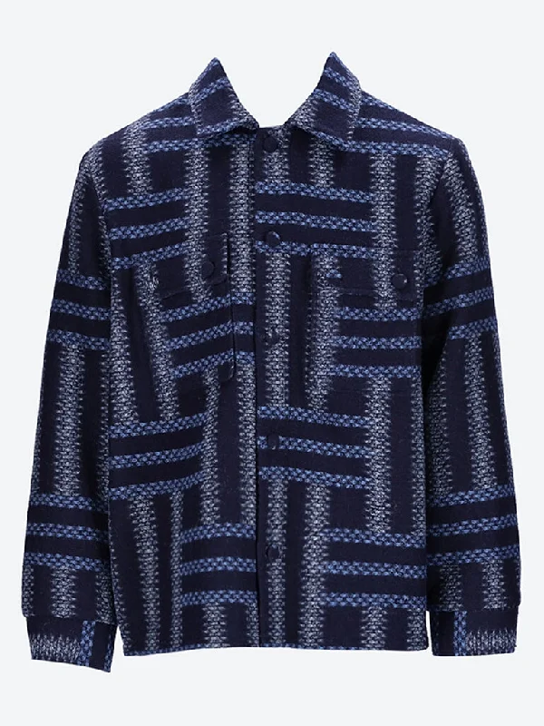 Kenzo weave overshirt