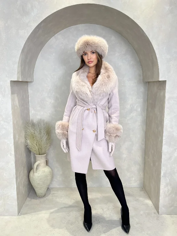 cropped-women's-coats-Latte Luxury Fur Cashmere Coat